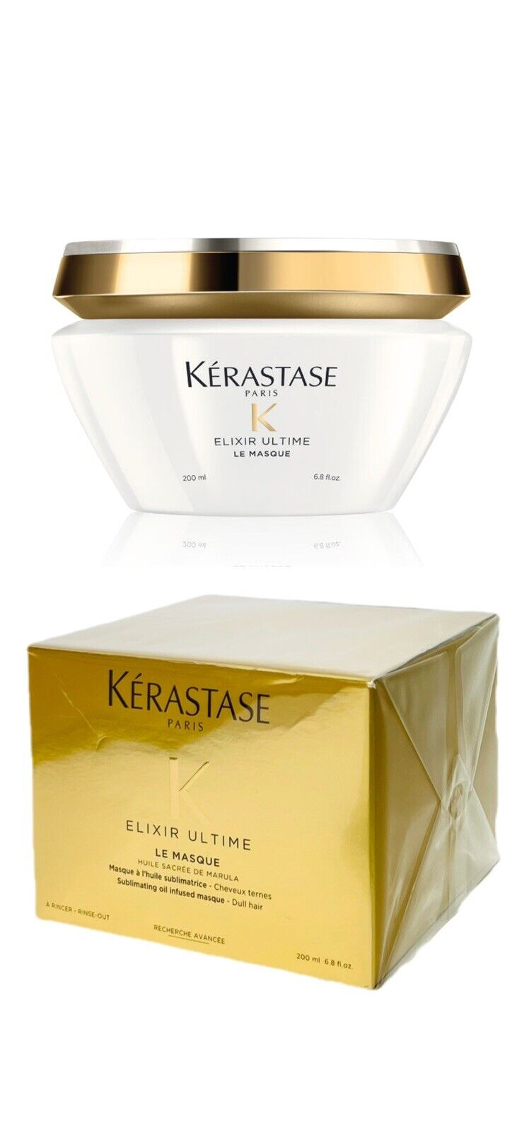 Kerastase Elixir Ultime Sublimating Oil Infused Masque for Dull Hair, 6.8 oz