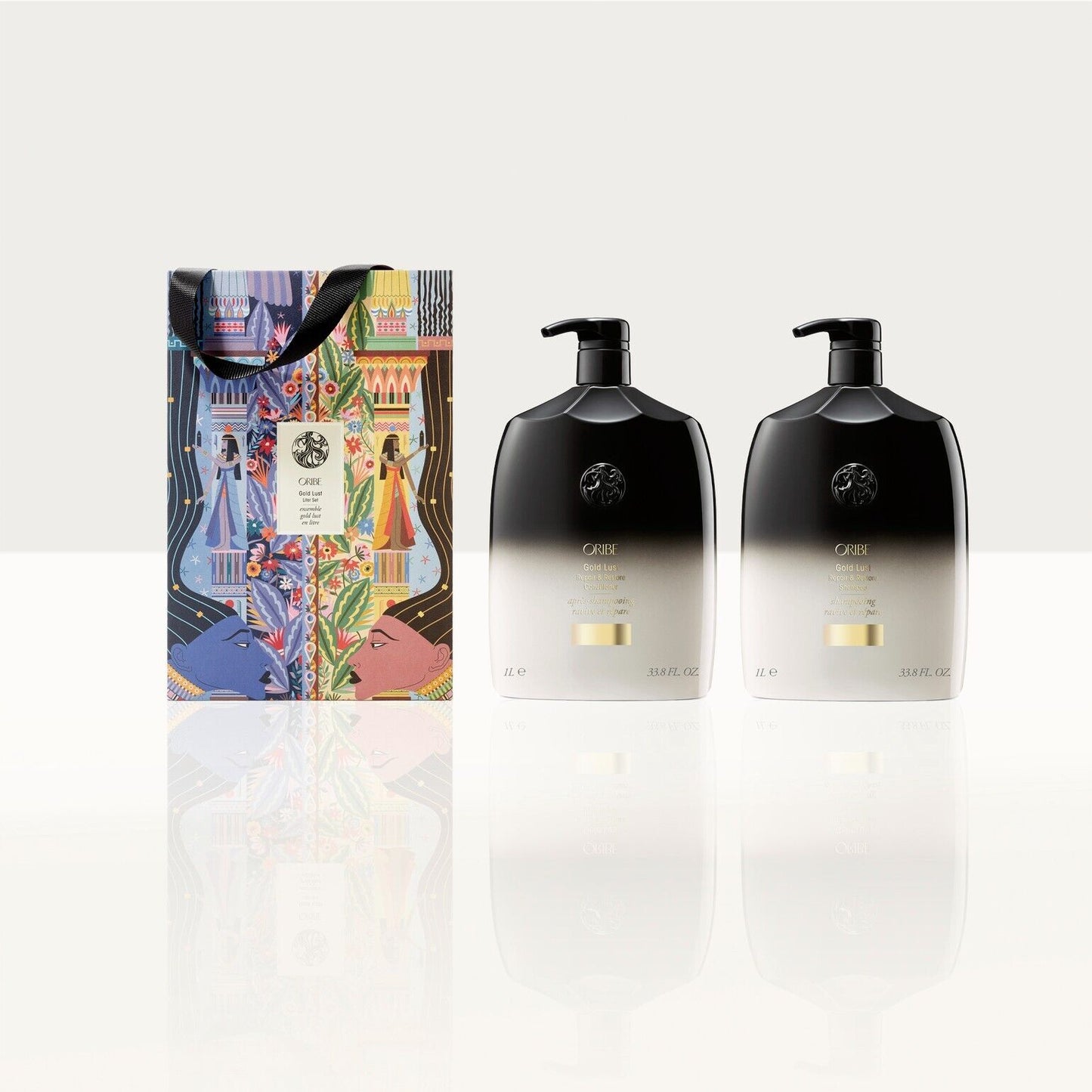 Oribe Gold Lust Liter Shampoo & Conditioner Set 2 X 33.8 oz/ 100% AUTHENTIC NIB