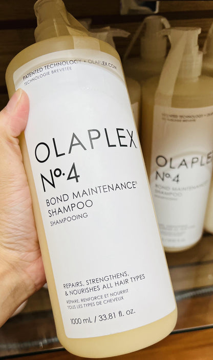 Olaplex No. 4 BOND MAINTENANCE Shampoo 33.8 oz/1 Liter  with Pump