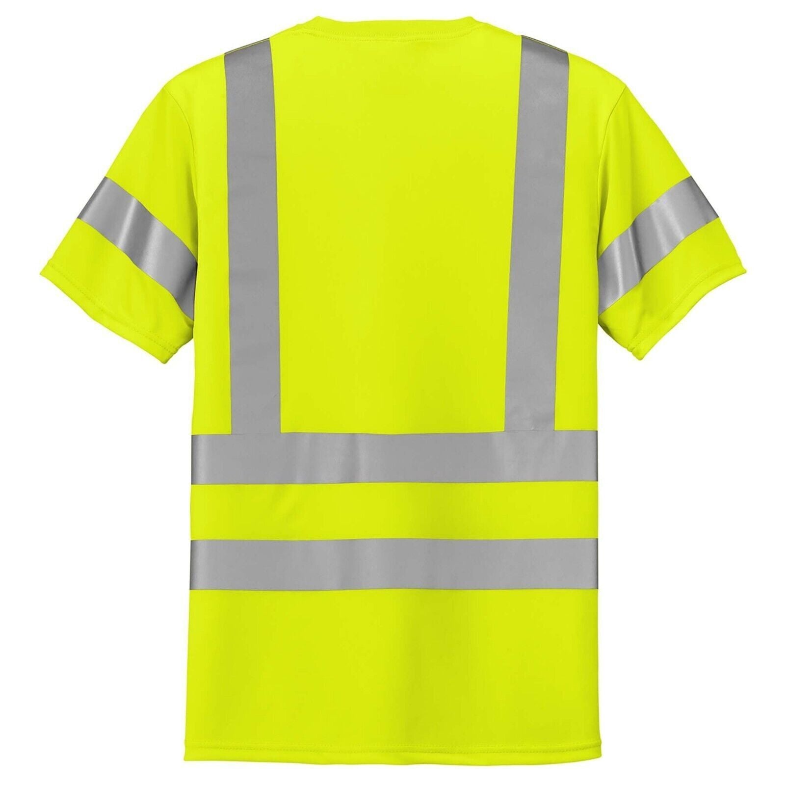 Hi-Vis Short Sleeved T-Shirt Viz Visibility Reflective Safety Work 1 Pack L33