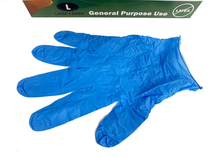 10Box/CS Emerald Nitrile Exam Gloves Large Powder Free Rubber Non-Latex 6651/52