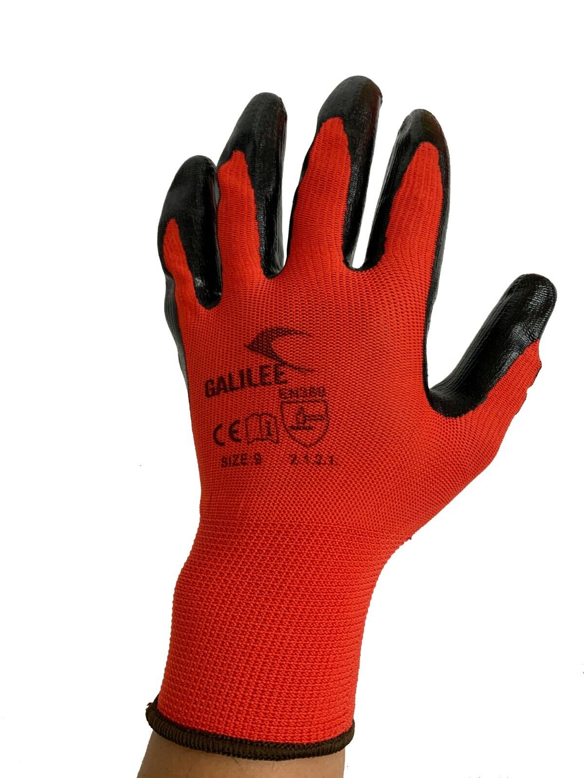 Safety Work Gloves Latex Coated for Men&Women 300Pair/Box Knit Firm Grip 1506