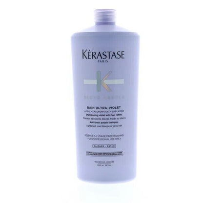 Kerastase Blond Absolu Bain Ultra-violet Shampoo 34oz/1000ml New