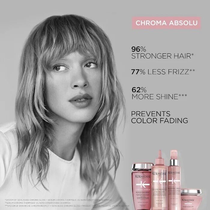 Kérastase Chroma Absolu Bain Chroma Shampoo - 8.5 oz Brand New