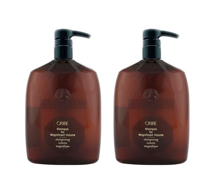 Oribe Shampoo&Conditioner for Magnificent Volume Lite33.8oz Set New+Retail Pumps