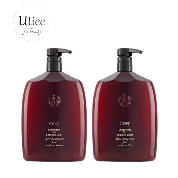 Oribe Shampoo&Conditioner For Beautiful Color 33.8Oz/1000mlLiter Set New with RTL Pump