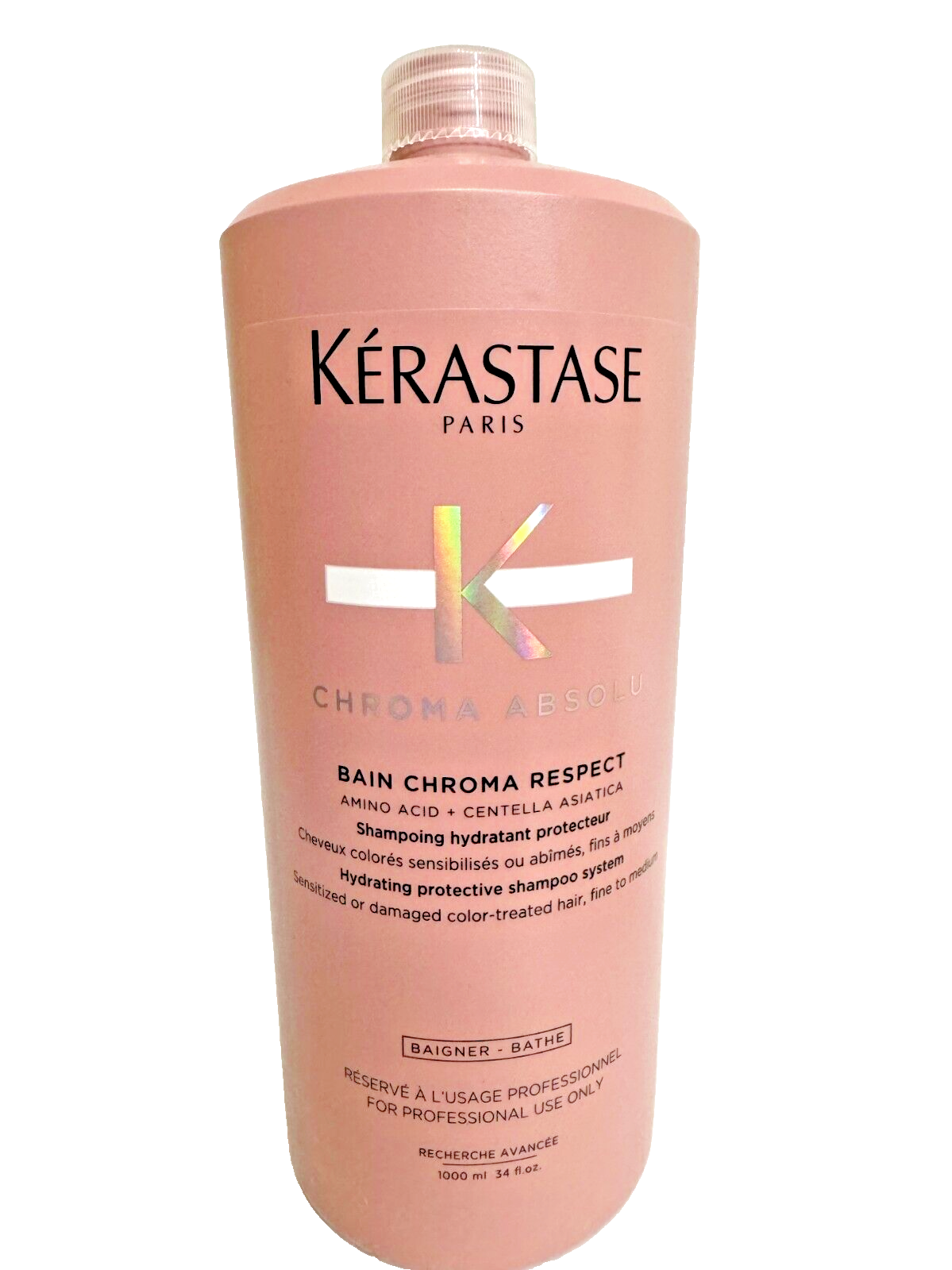 KERASTASE Chroma Absolu Bain Respect Shampoo Fine to Medium 34oz/1000ml