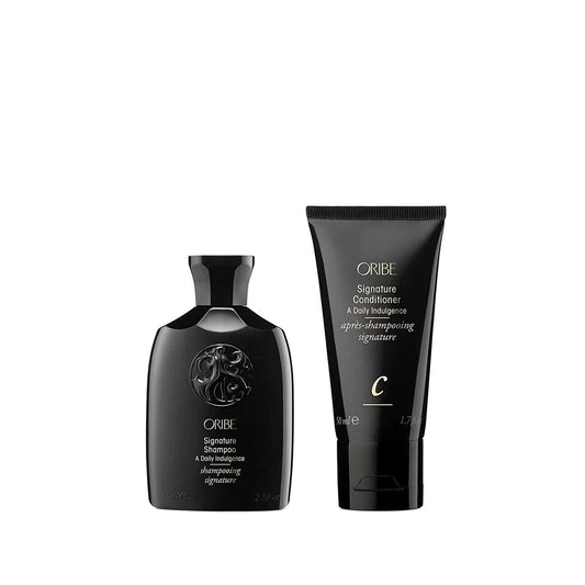 Oribe Signature Shampoo 2.5oz/75 ml&Oribe Conditioner 1.7oz/50 ml Treval Size Set