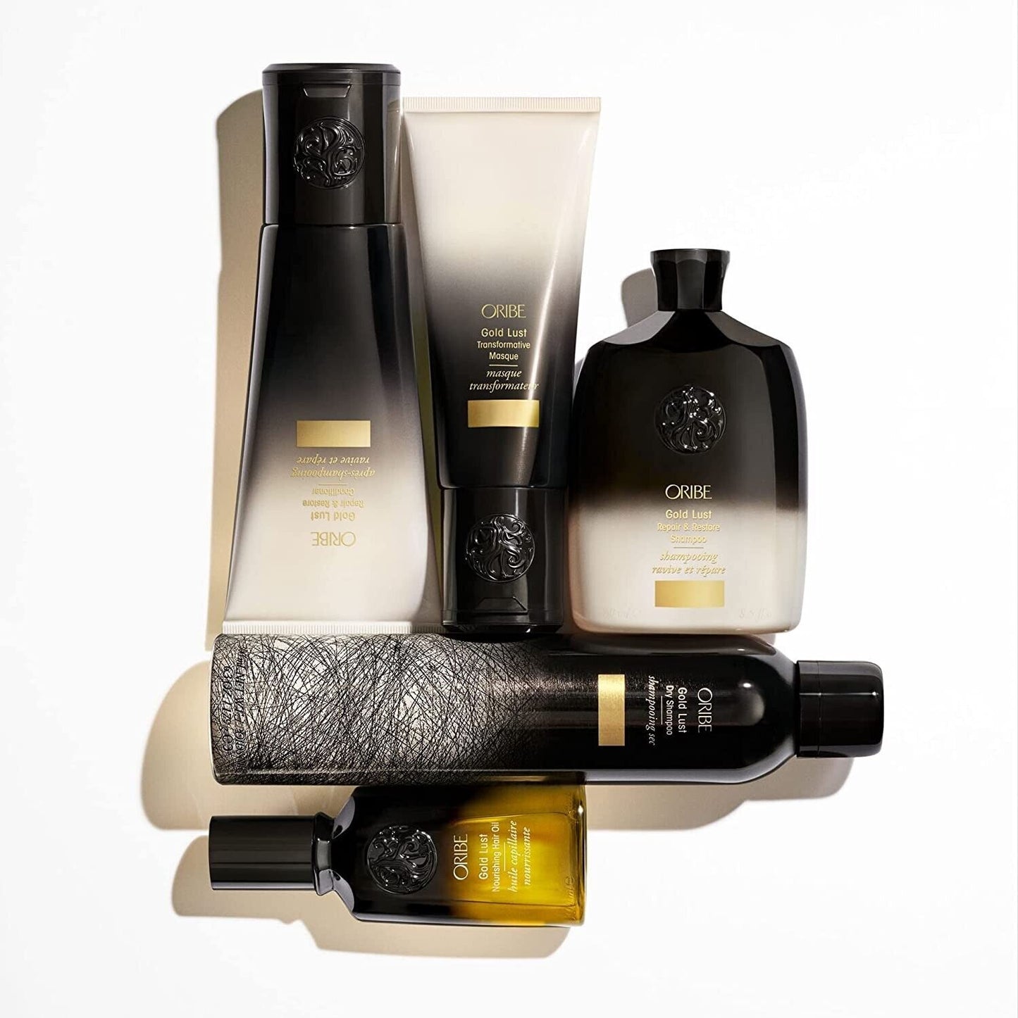 Oribe Gold Lust Repair and Restore Shampoo 8.5 oz. and Conditioner 6.8 oz. Set