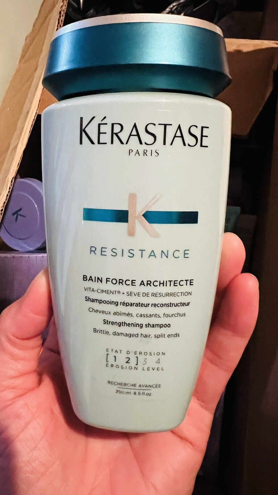 Kerastase Resistance Bain force Architecte Shampoo 8.5 fl oz / 250ml New