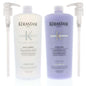 Kerastase Bain Lumiere & Cicaflash Treatment, 34 Oz  With Pumps