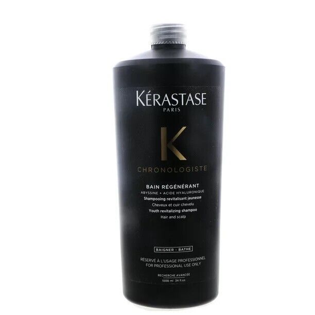 Kerastase Chronologiste Bain Regenerant Youth Revitalizing Shampoo 34oz/1000ml