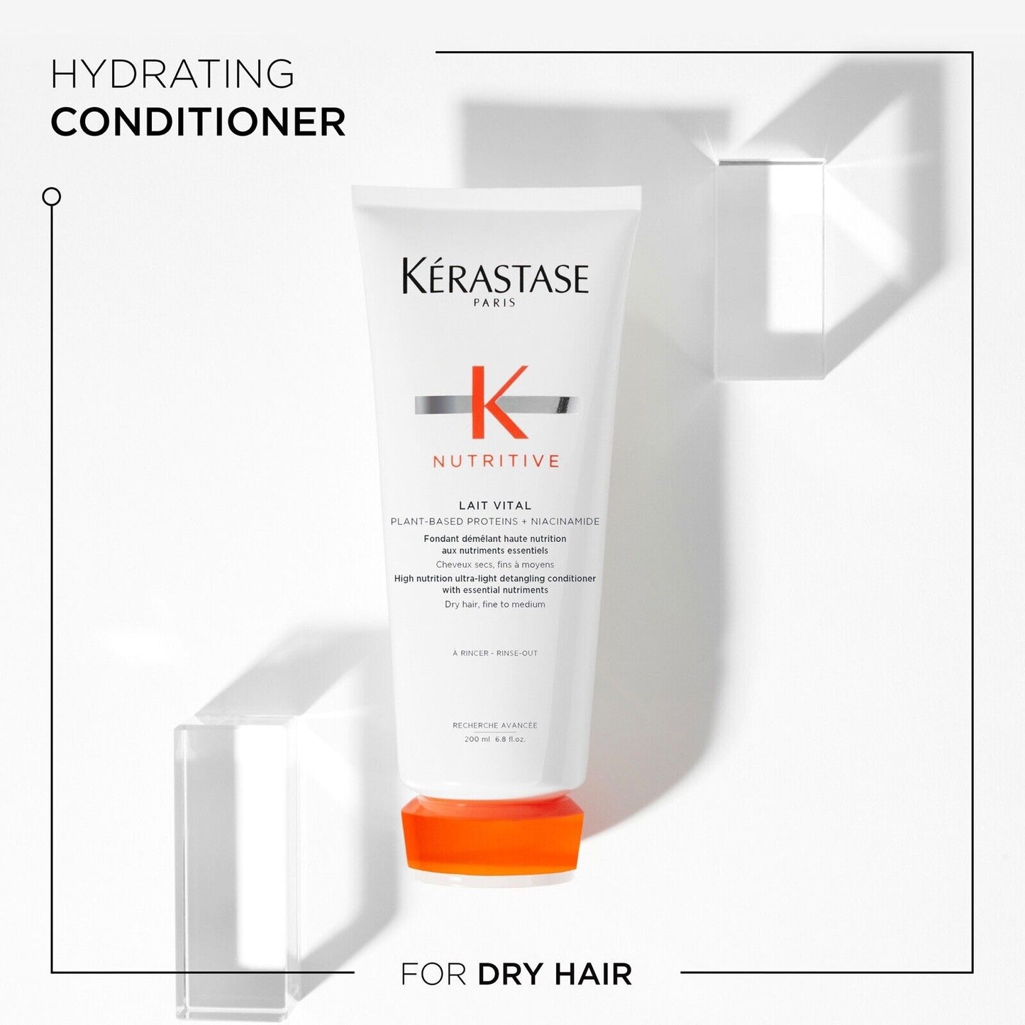 Kerastase Nutritive Hydrating Conditioner for Dry Hair Lait Vital 6.8 oz