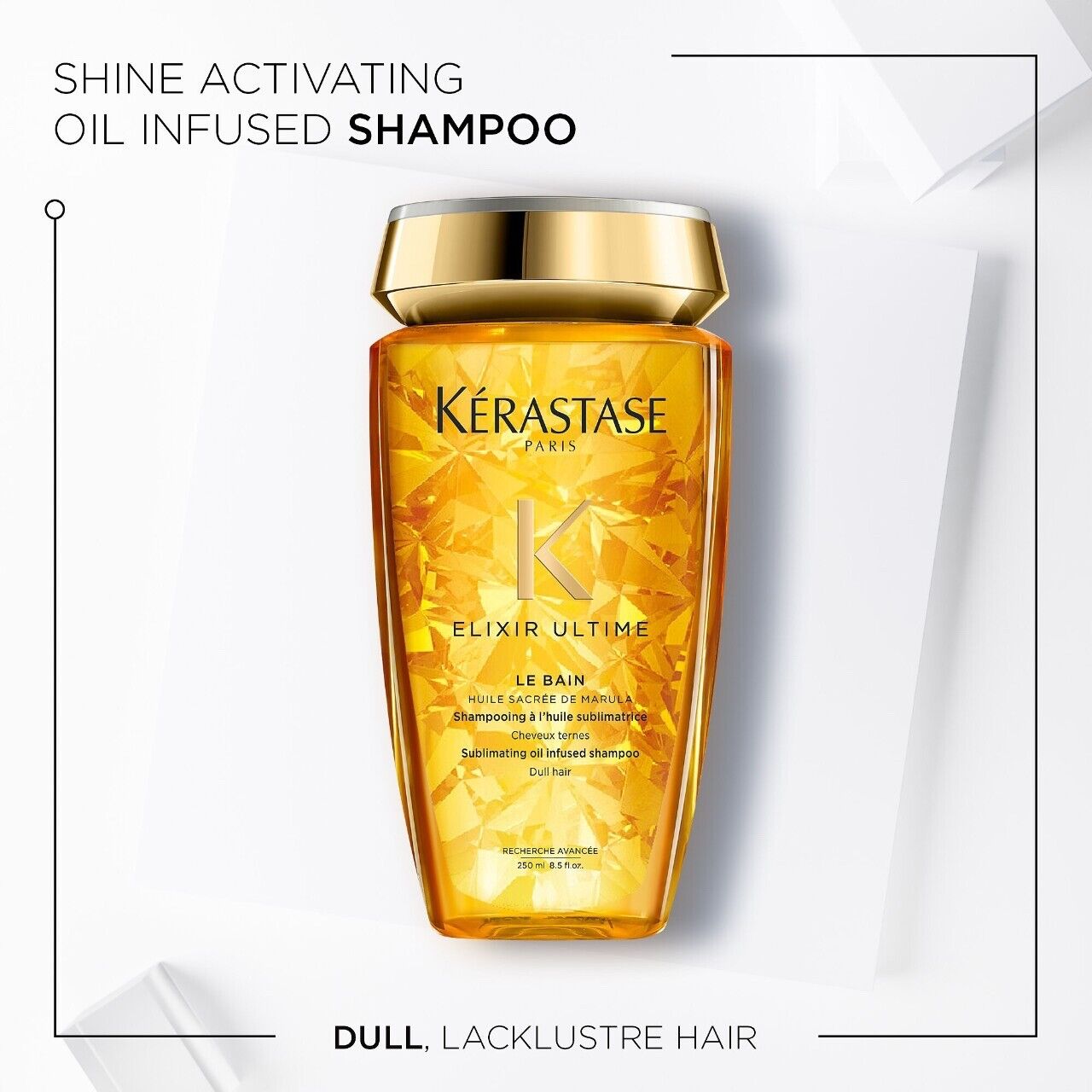 Kerastase Elixir Ultime Sublimating Oil Infused Shampoo Le Bain 8.5 oz