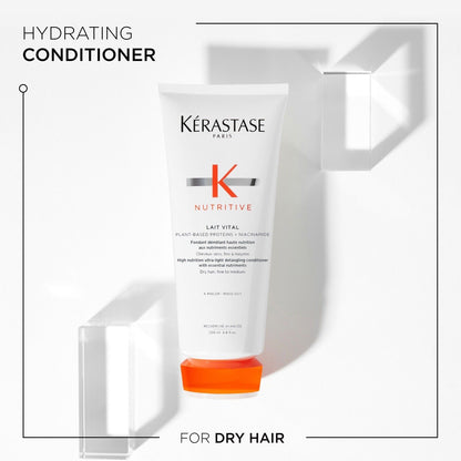 Kerastase Nutritive Bain Satin 1 & Lait Vital 250ml /200ml Shampoo & Conditioner