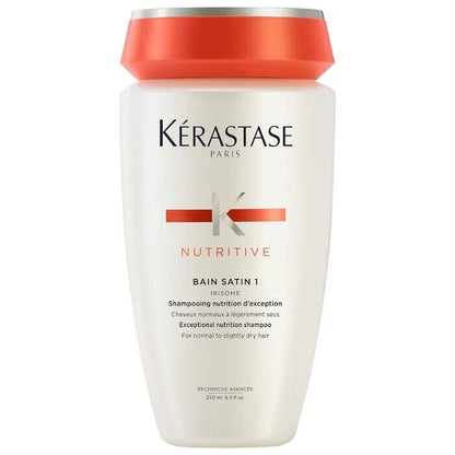 Kerastase Nutritive Bain Satin1 Shampoo Nutrition D'exception 8.5oz SealUnderCap