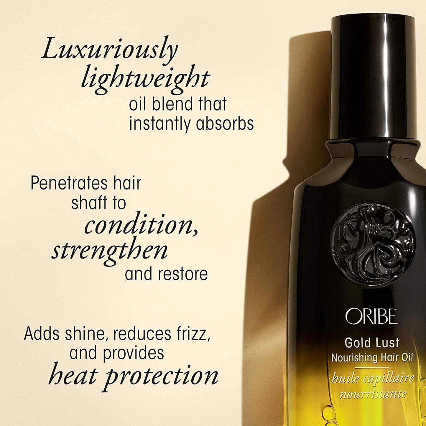 Oribe Gold Lust Nourishing Hair Oil 3.4oz/100ml NEW IN BOX FREE SHIPPINGli