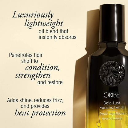 Oribe Gold Lust Nourishing Hair Oil 3.4oz/100ml NEW IN BOX FREE SHIPPINGli