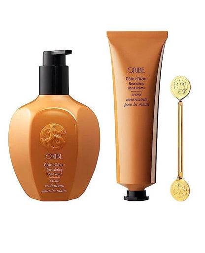 Oribe Cote d'Azur Revitalizing Hand Wash 10.1oz& Cream 3.4oz Set New In Box