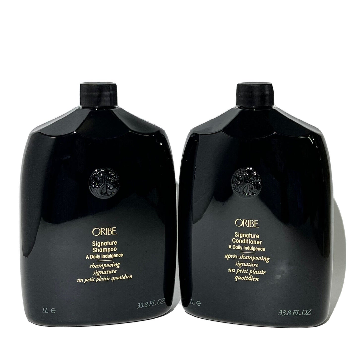 Oribe Signature Shampoo&Conditioner Liter Set 33.8oz/Lite New With Retail Pumps