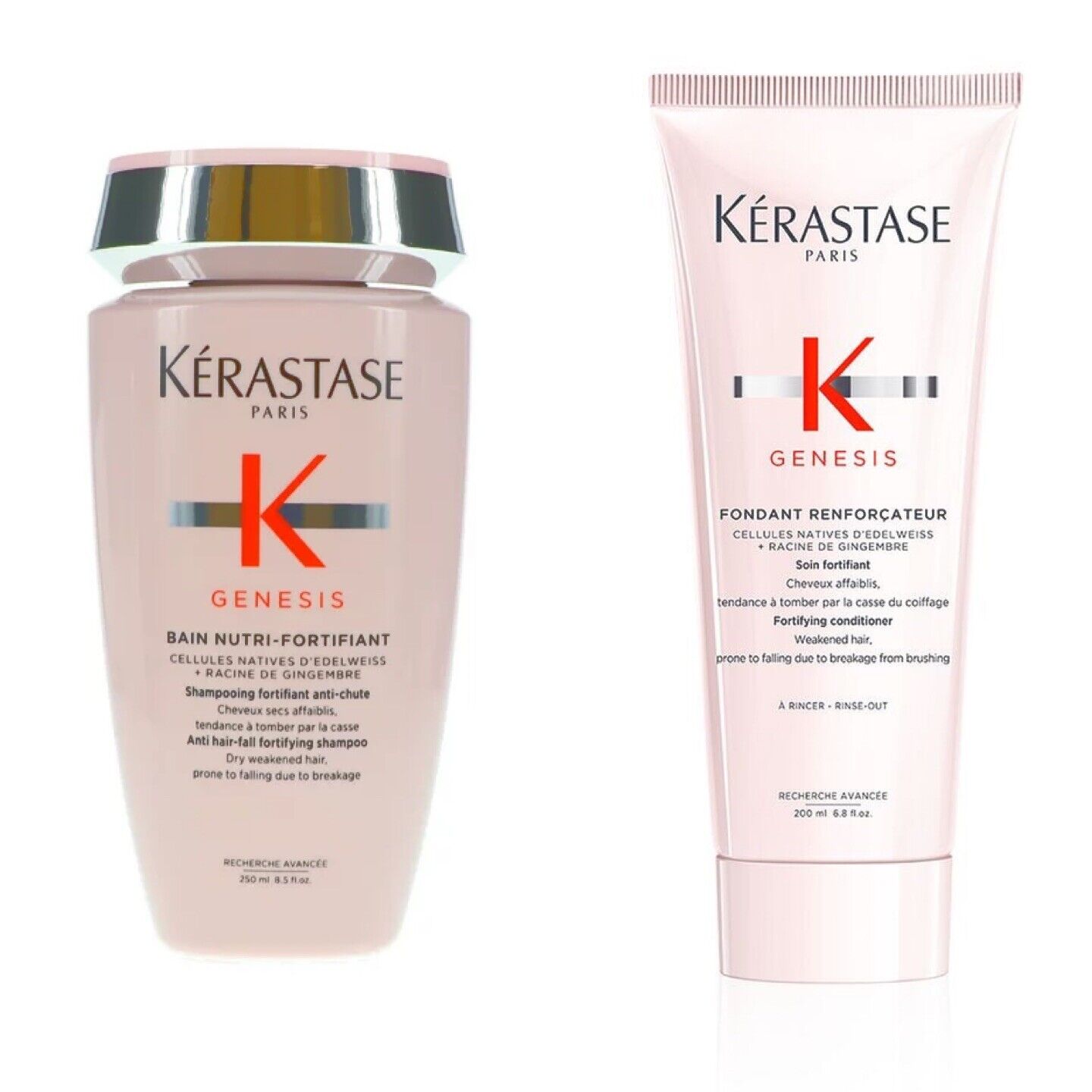 Kerastase Genesis Bain NUTRI Fortifiant & Fondant Renforcateur 8.5oz / 6.8oz