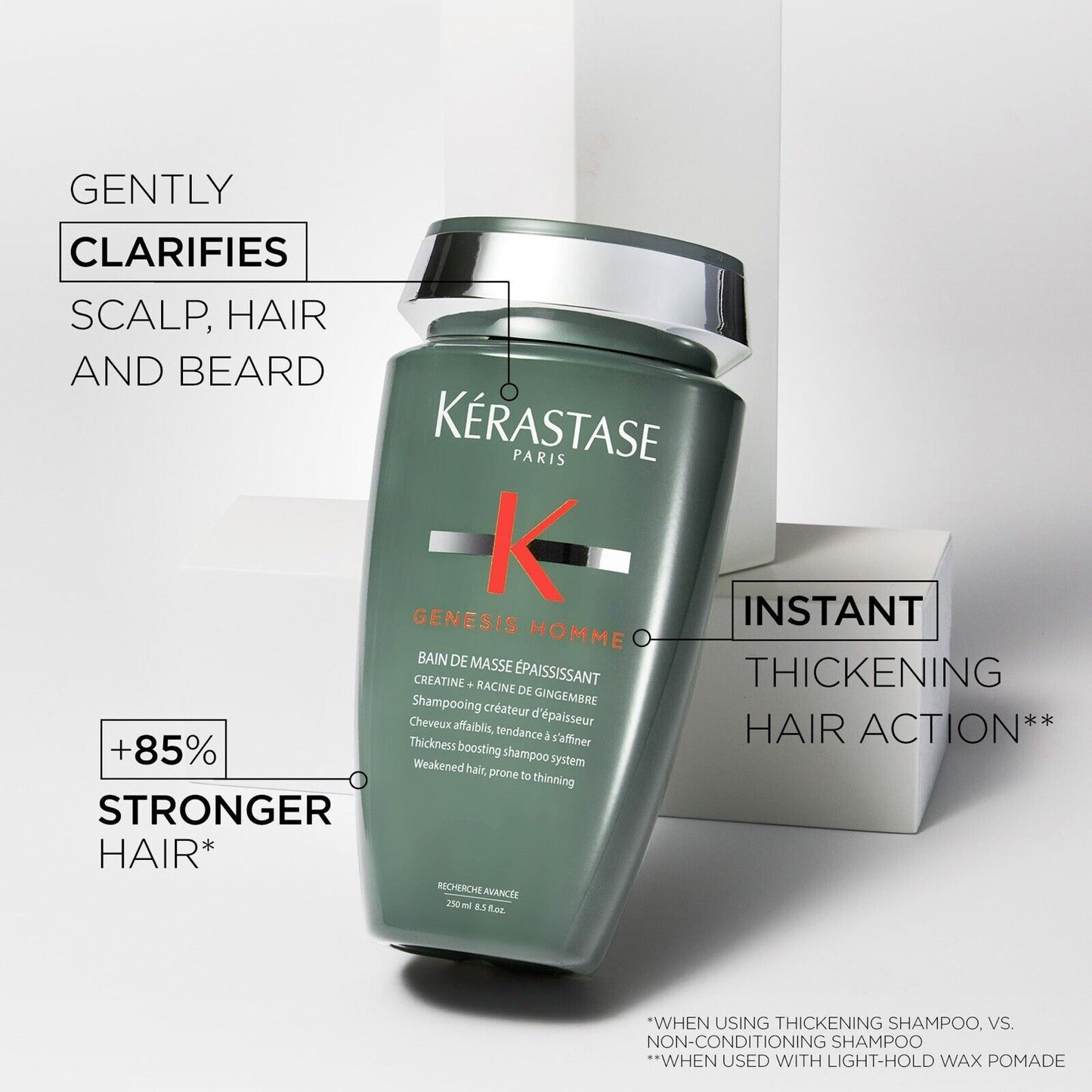 Homme Kerastase Genesis Homme BAIN DE MASSE Epaississant Shampoo 8.5oz/250ml