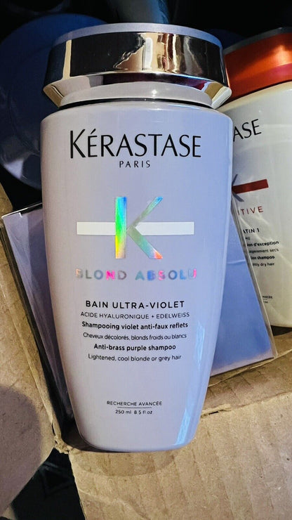 Kerastase Blond Absolu Bain Ultra-Violet Shampoo 8.5 fl oz / 250 ml SealUnderCap