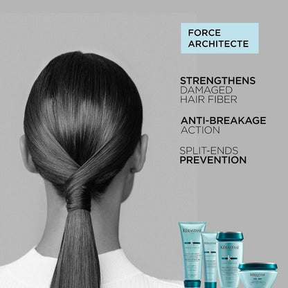 Kerastase Resistance Bain Force Architecture 8.5oz, Ciment Anti-Usure 6.8 oz Set