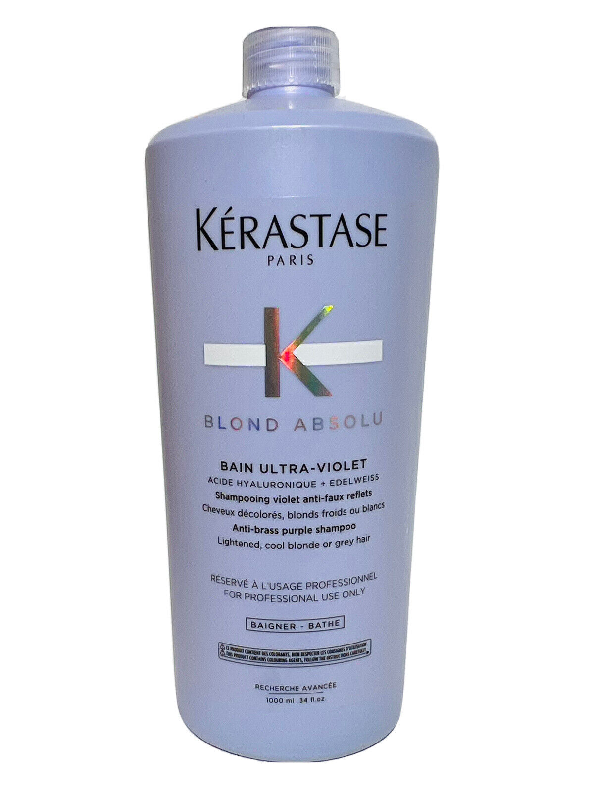 Kerastase Blond Absolu Bain Ultra-violet Shampoo 34oz/1000ml New