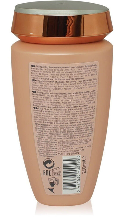 Kerastase Discipline Bain Fluidealiste Gentle Shampoo-Sulfate Free, 8.5 oz. /250ml New Without Box