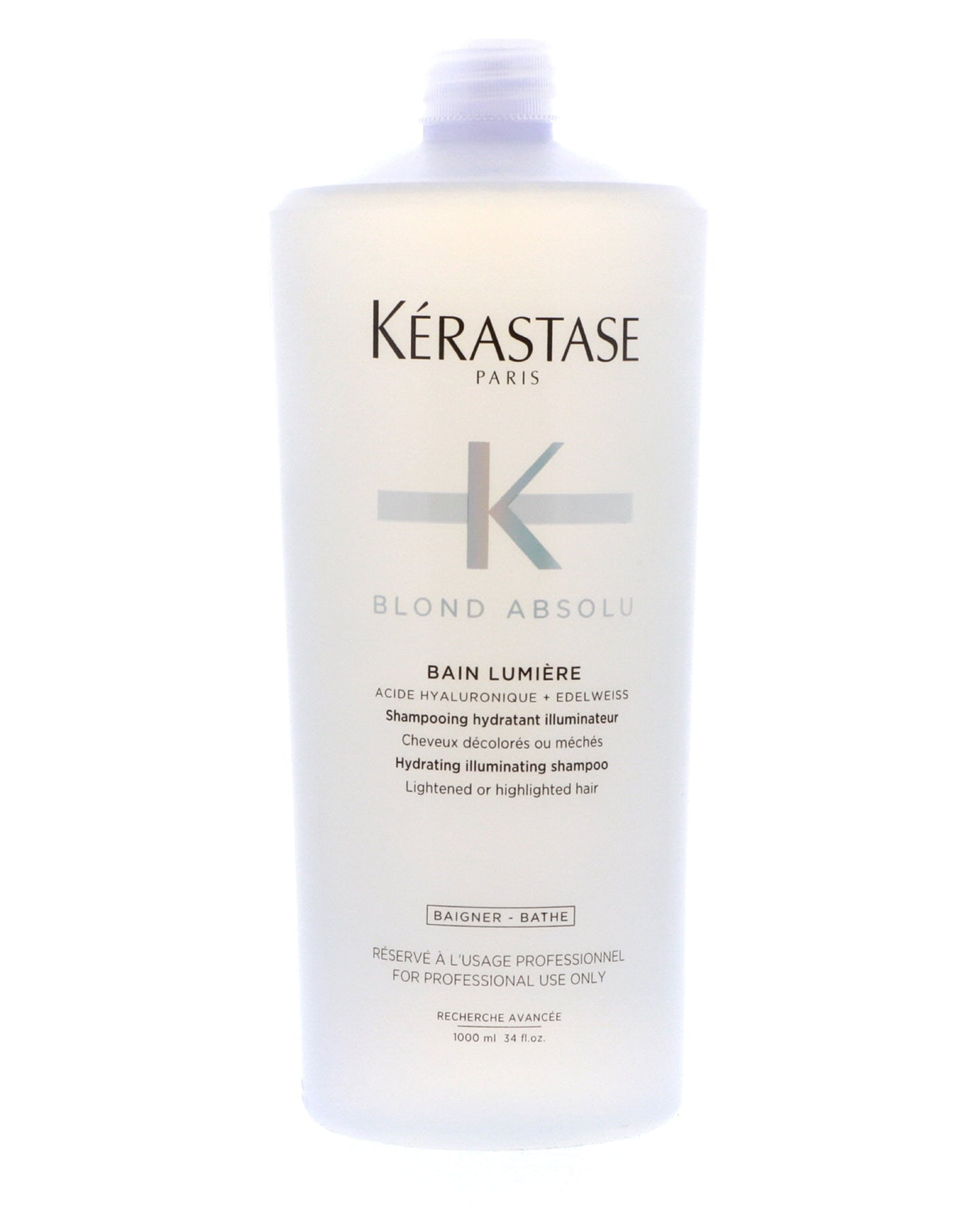 Kerastase Blond Absolu Bain Lumiere | Hydrating Illuminating Shampoo with Pump, 500ml